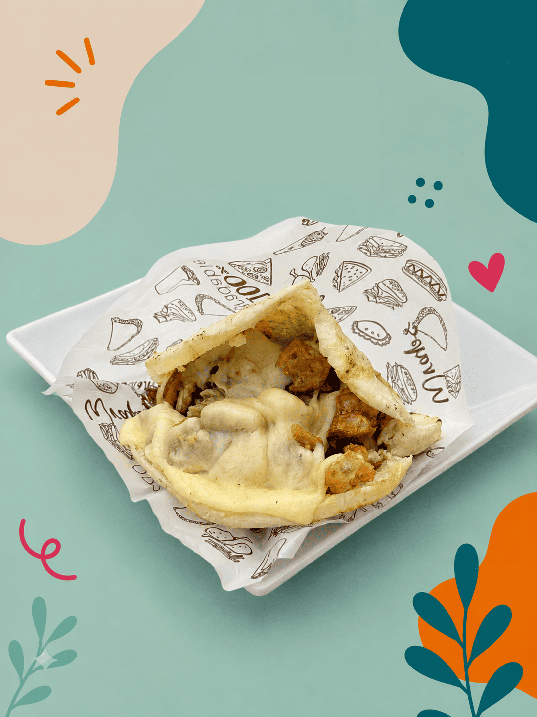 Arepa con todo